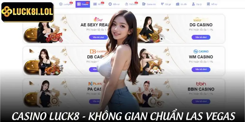 Hàng triệu thành viên đã đồng hành cùng casino LUCK8