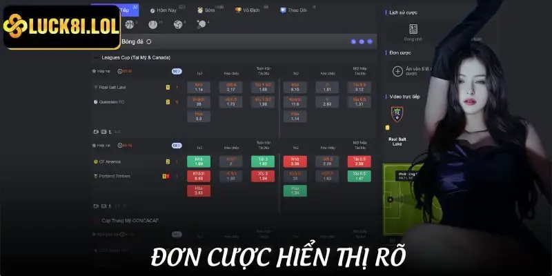 Video thể thao LUCK8 trực tiếp & tỷ số realtime